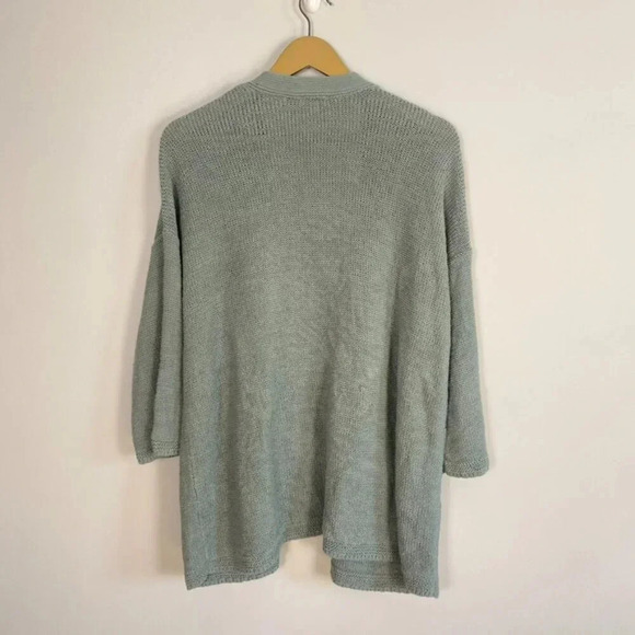 J. Jill Green Knit Open Front Cardigan - Picture 10 of 12